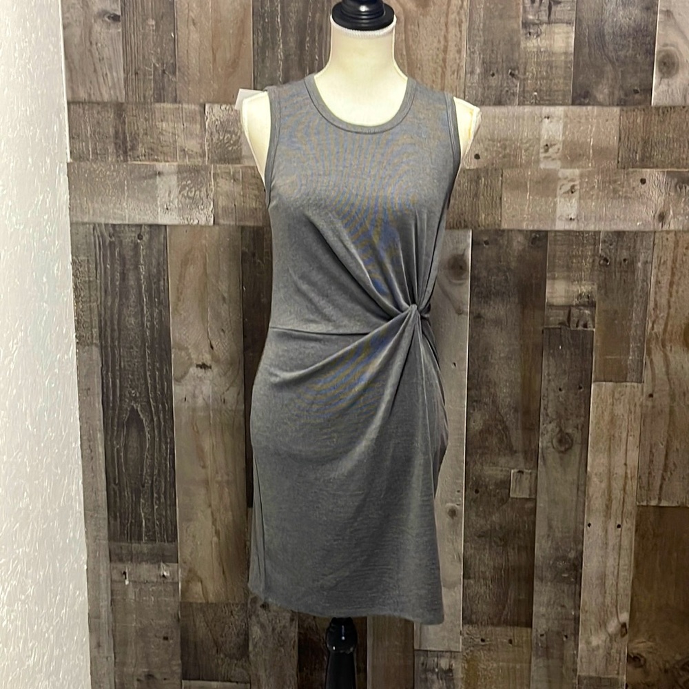 NWT Socialite dark grey knot dress size medium